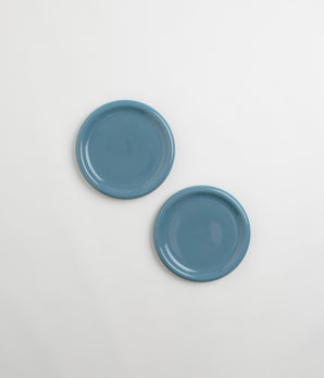 HAY 24cm Barro Plate (Set of 2) - Dark Blue