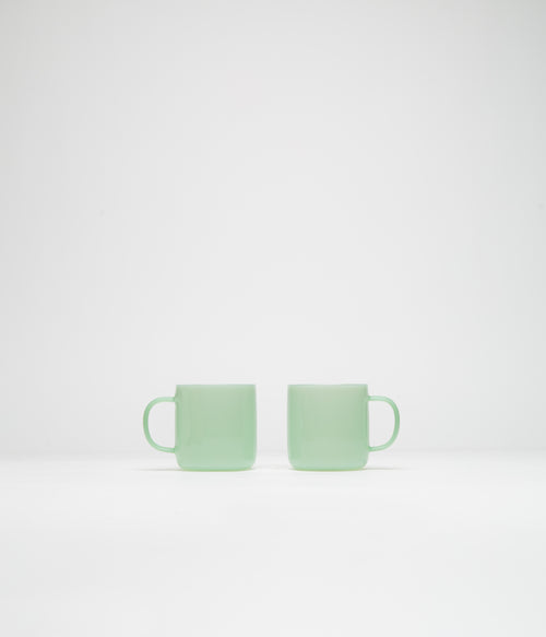 HAY Borosilicate Mug (Set of 2) - Jade Light Green