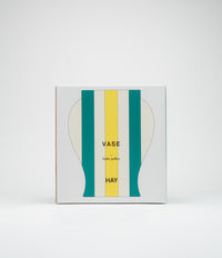 HAY Large Sobremesa Stripe Vase - Green / Yellow thumbnail