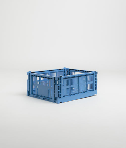 HAY Medium Colour Crate - Electric Blue