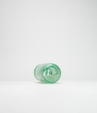 HAY Small Roll Neck Splash Vase - Green Swirl thumbnail