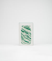 HAY Small Roll Neck Splash Vase - Green Swirl thumbnail