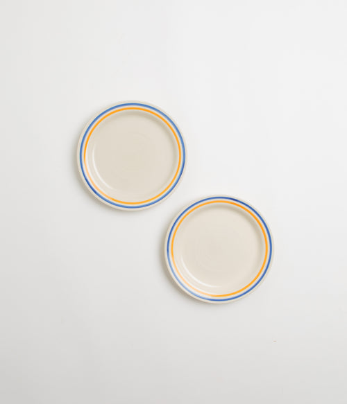 HAY Sobremesa Plate (Set of 2) - Blue / Yellow
