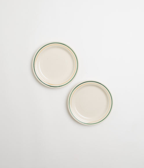HAY Sobremesa Plate (Set of 2) - Green / Sand