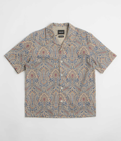 Howlin' Cocktail D’Amore Short Sleeve Shirt - Sand Psych Paisley