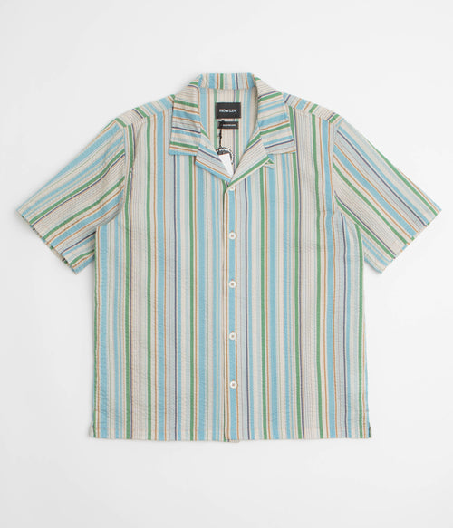 Howlin' Cocktail D’Amore Short Sleeve Shirt - Tropical Stripes