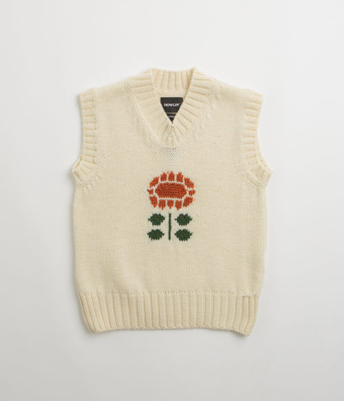 Howlin' Womens Close to the Flower Vest - Ecru