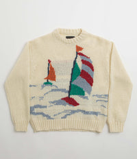 Howlin' Womens Far Gone Sailing Sweatshirt - Ecru thumbnail