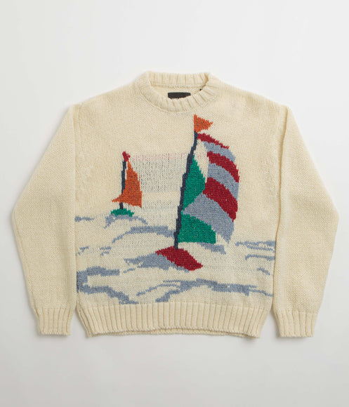 Howlin' Womens Far Gone Sailing Sweatshirt - Ecru