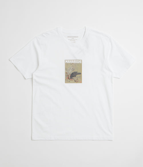 Maharishi Black Crow White Heron T-Shirt - White