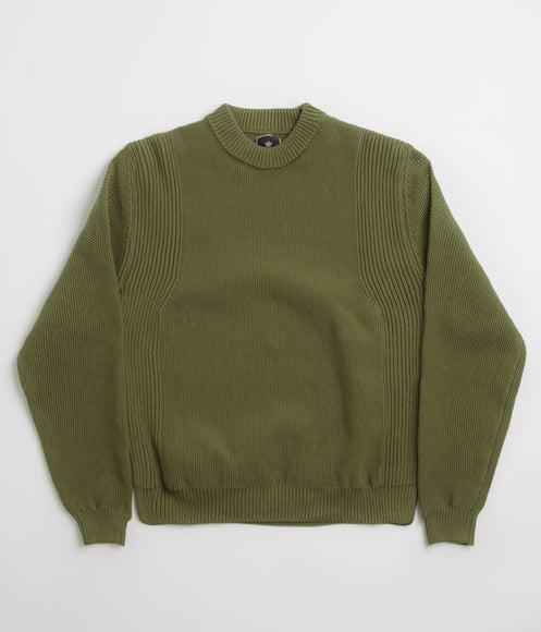 Maharishi Knitted Crewneck Sweatshirt - Olive