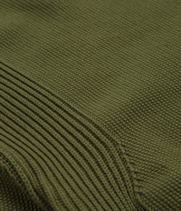 Maharishi Knitted Crewneck Sweatshirt - Olive thumbnail