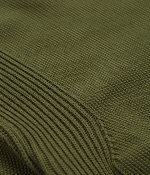 Maharishi Knitted Crewneck Sweatshirt in Olive