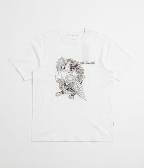 Maharishi Tiger Dragon T-Shirt - White