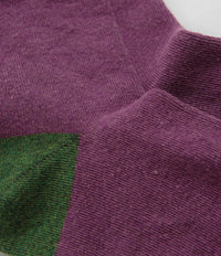 Mollusk Color Block Socks - Huckleberry thumbnail