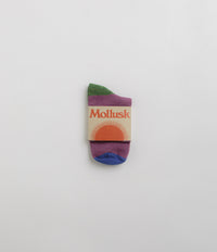 Mollusk Color Block Socks - Huckleberry thumbnail