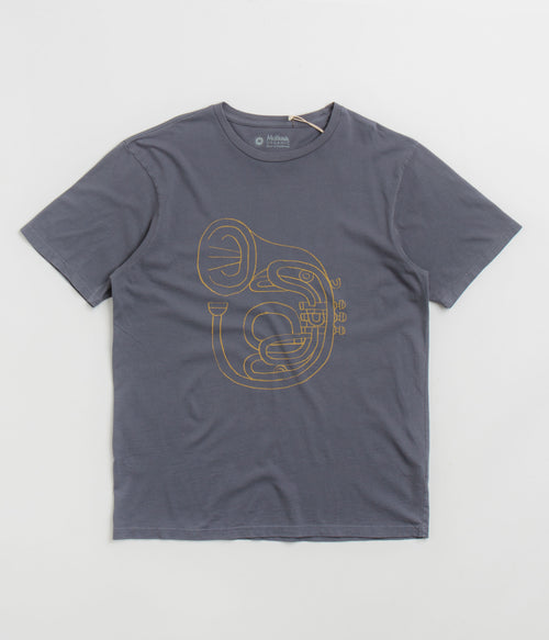 Mollusk Horny Horn T-Shirt - Faded Navy