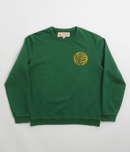 Mollusk Kelp Crewneck Sweatshirt - Rover Green