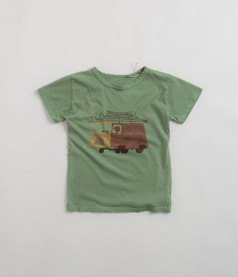 Mollusk Kids Van T-Shirt - Trinity Green