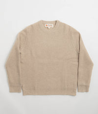 Mollusk Merino Crewneck Sweatshirt - Linen thumbnail