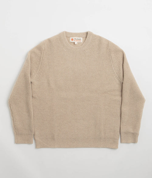 Mollusk Merino Crewneck Sweatshirt - Linen