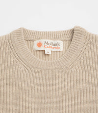 Mollusk Merino Crewneck Sweatshirt - Linen thumbnail