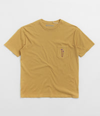 Mollusk Mushroom Pocket T-Shirt - Mustard thumbnail