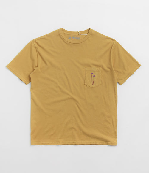 Mollusk Mushroom Pocket T-Shirt - Mustard