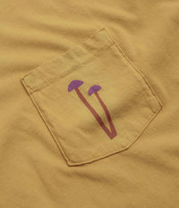 Mollusk Mushroom Pocket T-Shirt - Mustard thumbnail