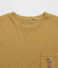 Mollusk Mushroom Pocket T-Shirt - Mustard thumbnail