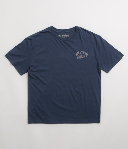 Mollusk New Dolphin Energy T-Shirt - Navy Indigo