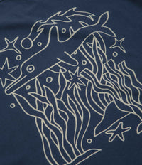 Mollusk New Dolphin Energy T-Shirt - Navy Indigo thumbnail