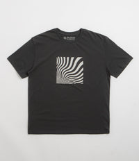 Mollusk Optic Wave T-Shirt - Faded Black thumbnail