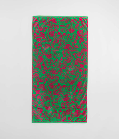 Mollusk Shroom Towel - Green / Pink