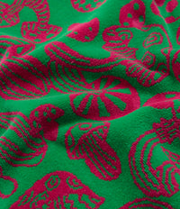 Mollusk Shroom Towel - Green / Pink thumbnail