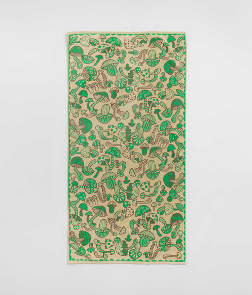Mollusk Shroom Towel - Tan / Green