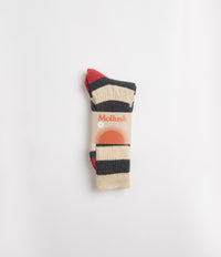 Mollusk Stripe Utility Socks - Charcoal Stripe thumbnail