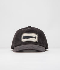 Mollusk Whale Patch Corduroy Cap - Charcoal thumbnail