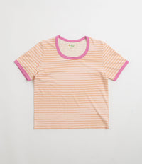 Mollusk Womens Ringer T-Shirt - Pink Stripe thumbnail