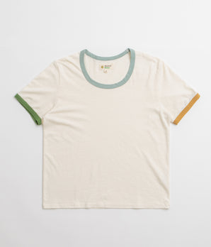 Mollusk Womens Ringer T-Shirt - Super Natural