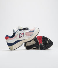 New Balance 2002R Shoes - Sea Salt / Red / Blue thumbnail