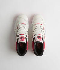 New Balance 550 Shoes - Sea Salt / Red thumbnail