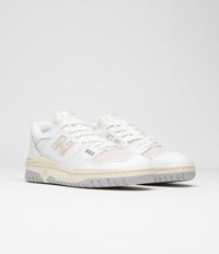 New Balance 550 Shoes - White / White / Grey thumbnail