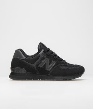 New balance wl574 - baskets basses - black/pink best sale