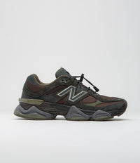 New Balance 9060 Shoes - Blacktop / Dark Moss thumbnail