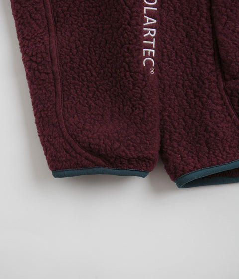 Nike ACG Arctic Wolf Full Zip Fleece in Night Maroon and Deep Jungle / Summit White