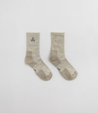 Nike ACG Everyday Cushioned Crew Socks - Light Bone / Volt / Khaki / Black thumbnail