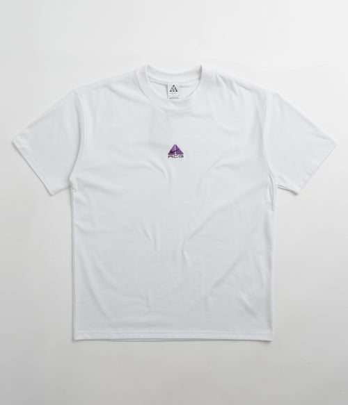 Nike ACG Lungs T-Shirt - Summit White / Purple Cosmos