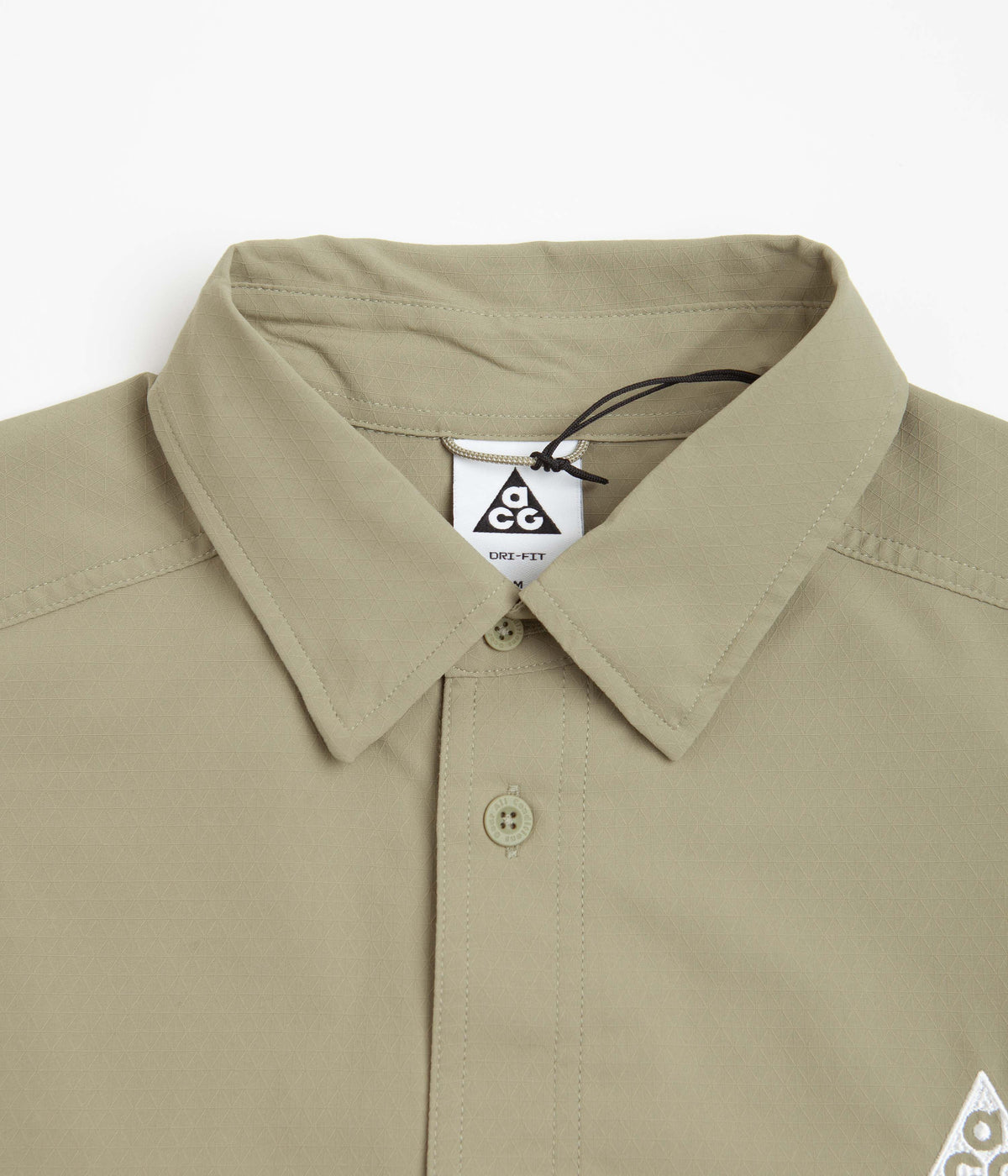 Nike ACG UV Devastation Trail Shirt - Neutral Olive / Summit White 