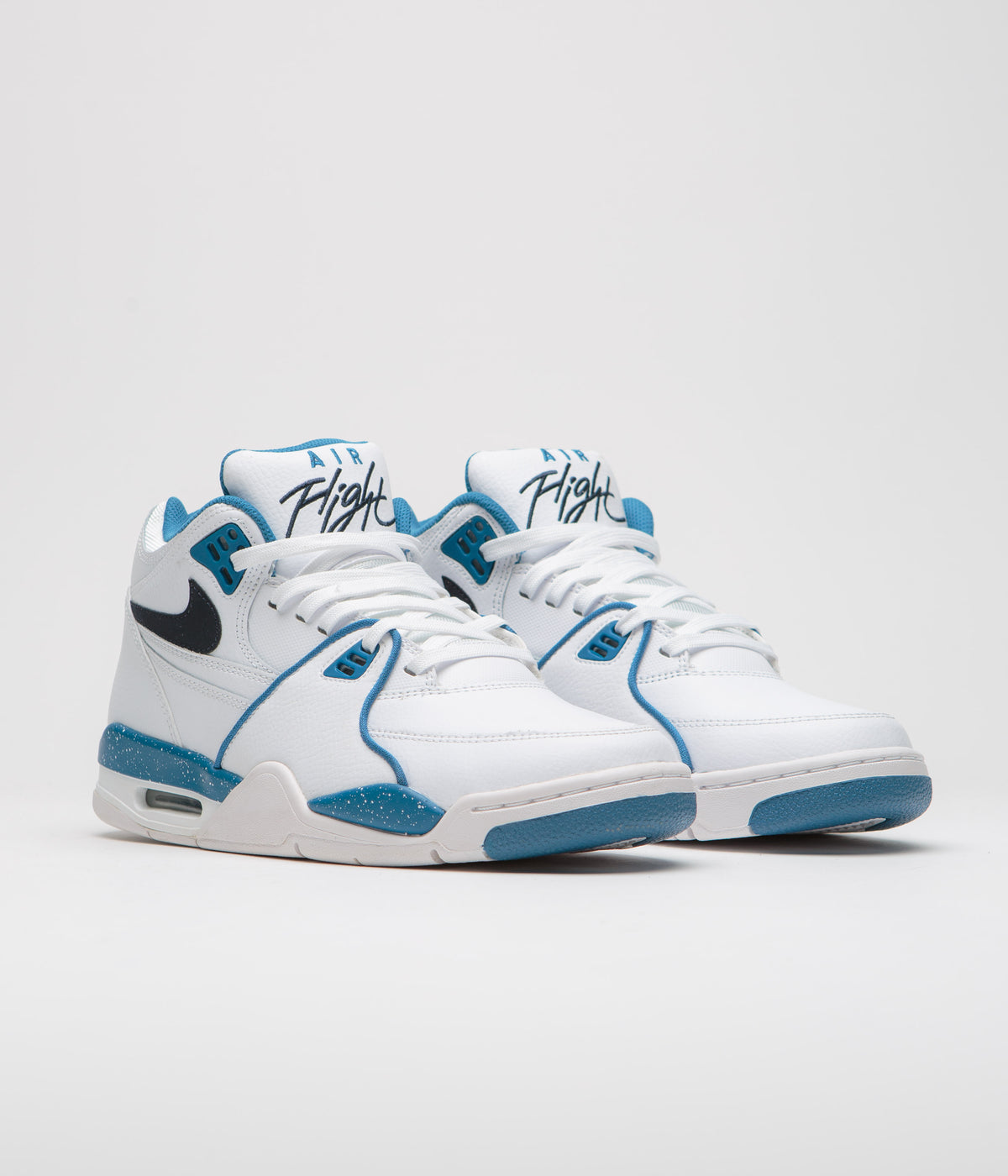 Nike air flight 89 white blue Clearance